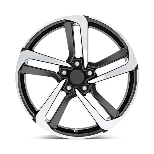 Performance Replicas PR216 20-Inch Gloss Black Machined Wheel, 5x4.5 Bolt Pattern, +45 Offset