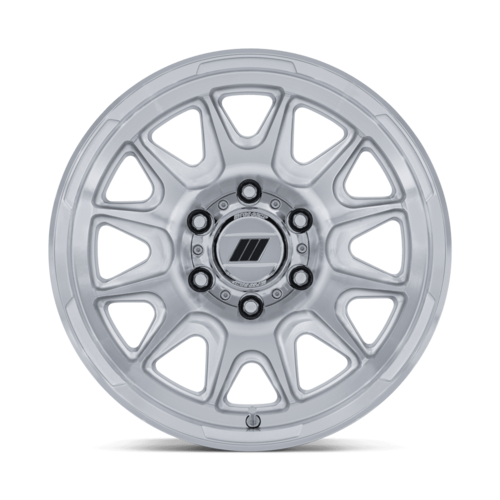 Pro Comp Alloys PA200 Pulse 17x8.5 Wheel, 6x5.5 Bolt Pattern, +0 Offset, Gloss Silver Machined Face