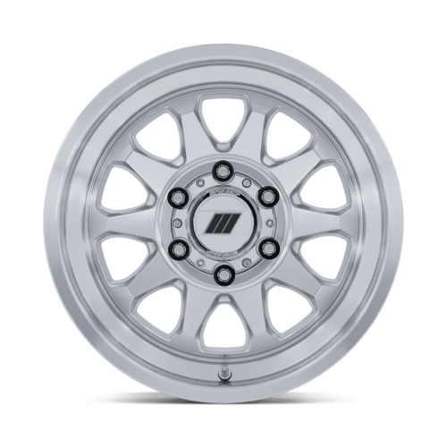 Pro Comp Alloys PA203 Beacon 17x8.5 Wheel, 6x5.5 Bolt Pattern, +0 Offset, Gloss Silver Machined Finish