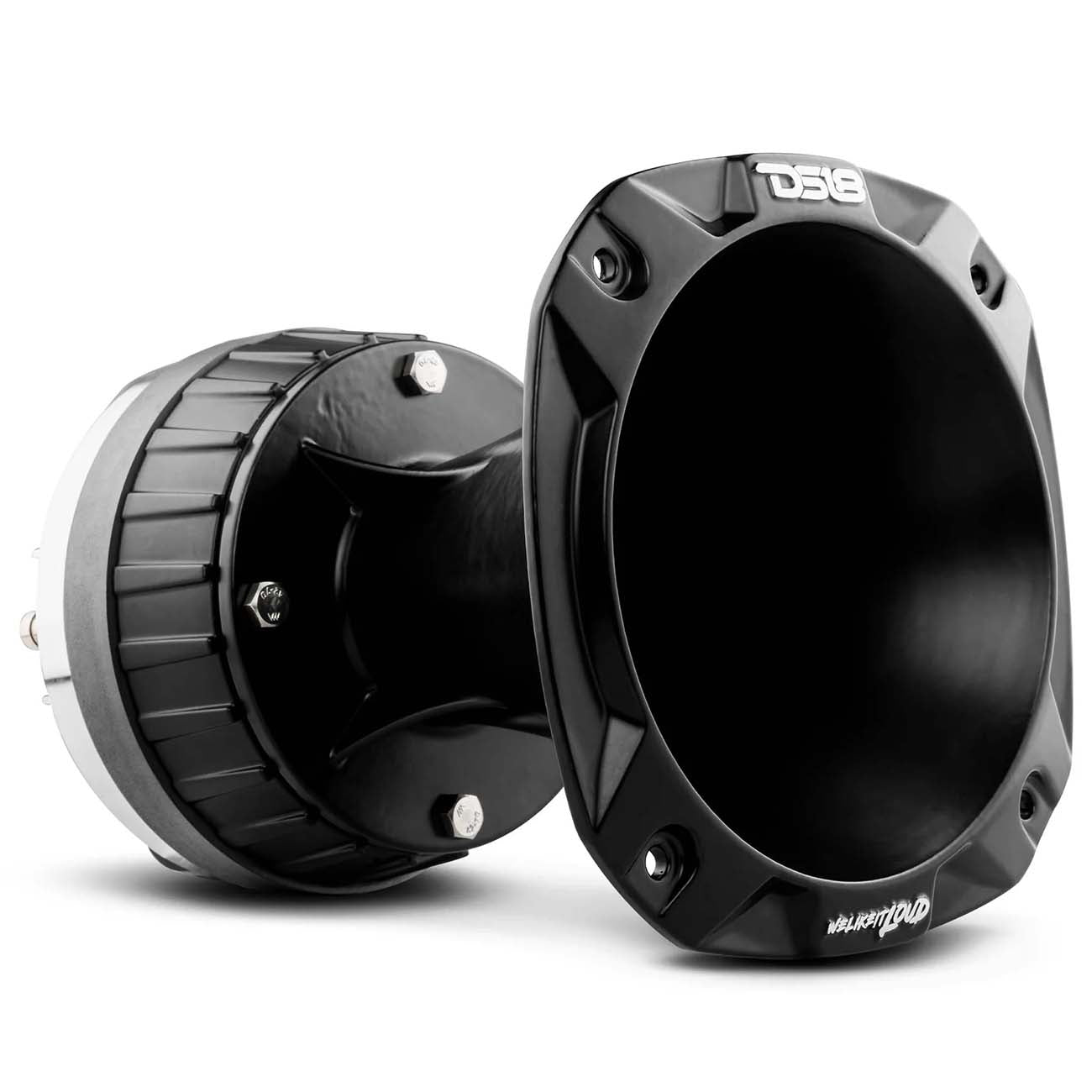 DS18 PRODKH1X Titanium Compression Horn Tweeter - 2-Inch High-Performance Audio Component
