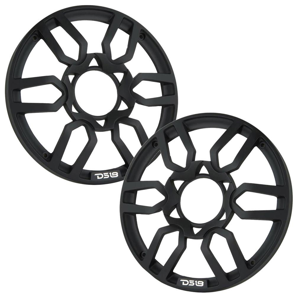 DS18 PRO Grill 6.5-Inch Black Pair - High-Performance Car Speakers