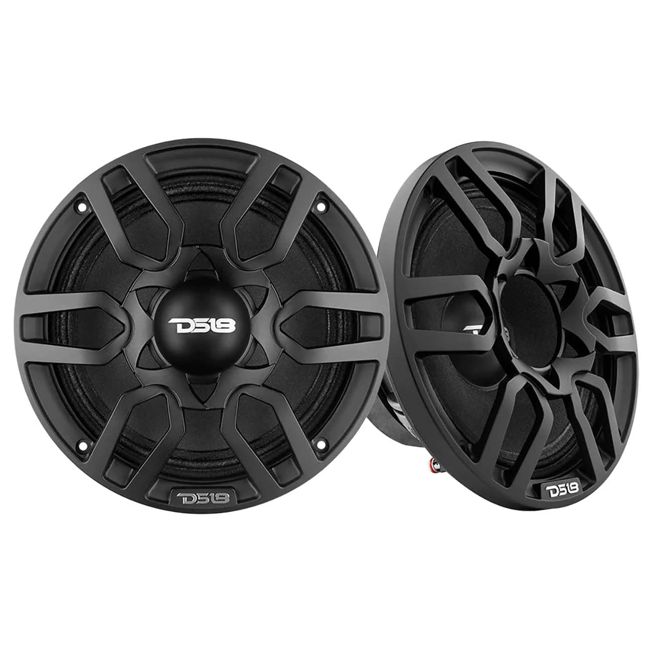 DS18 Pro 8-Inch Universal Woofer Grills - Black (Pair) by DS18, Part PROGRILL8BK