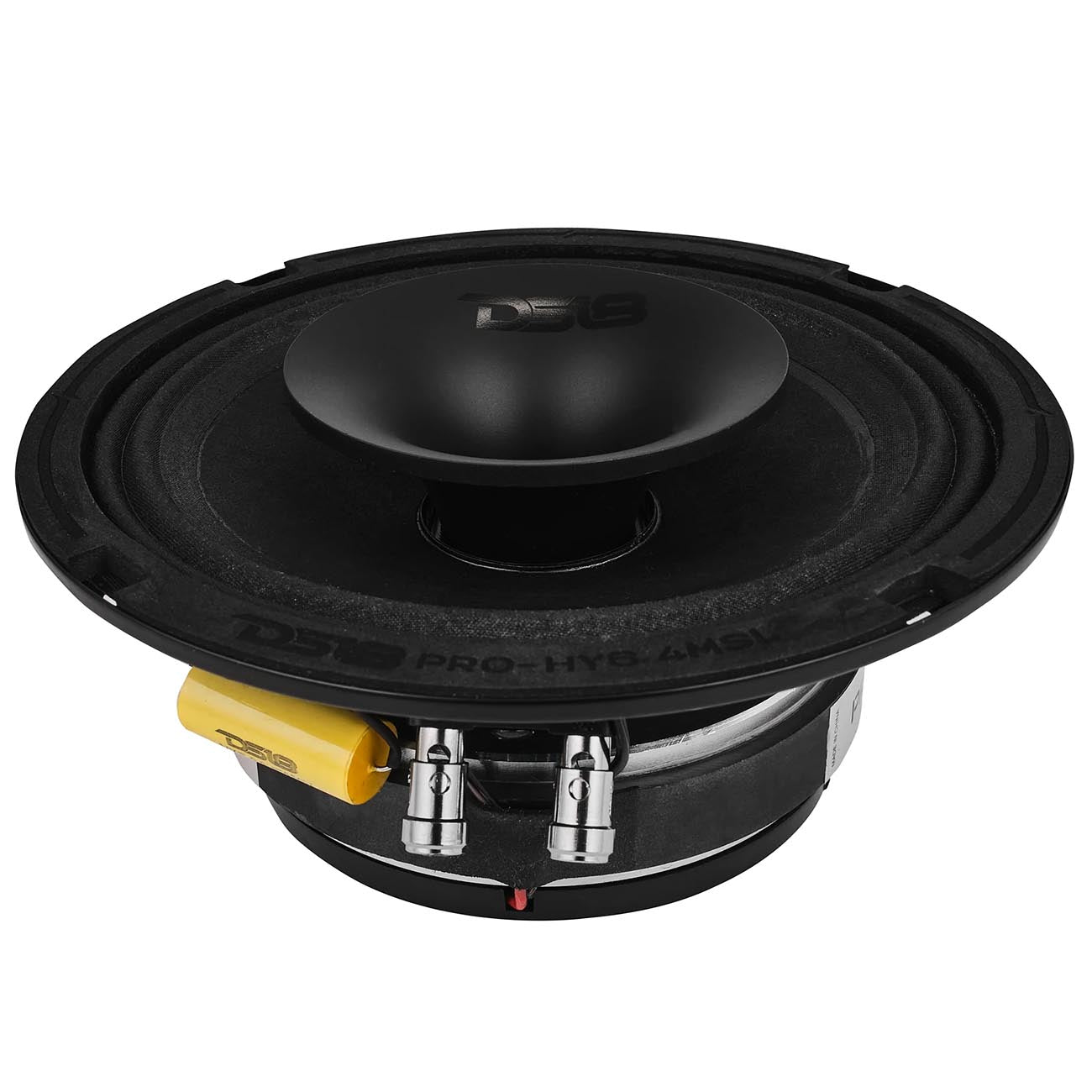 DS18 PROHY64MSL 6.5-Inch Shallow Hybrid Mid-Range Loudspeaker - 150W RMS / 300W Max, 4 Ohm