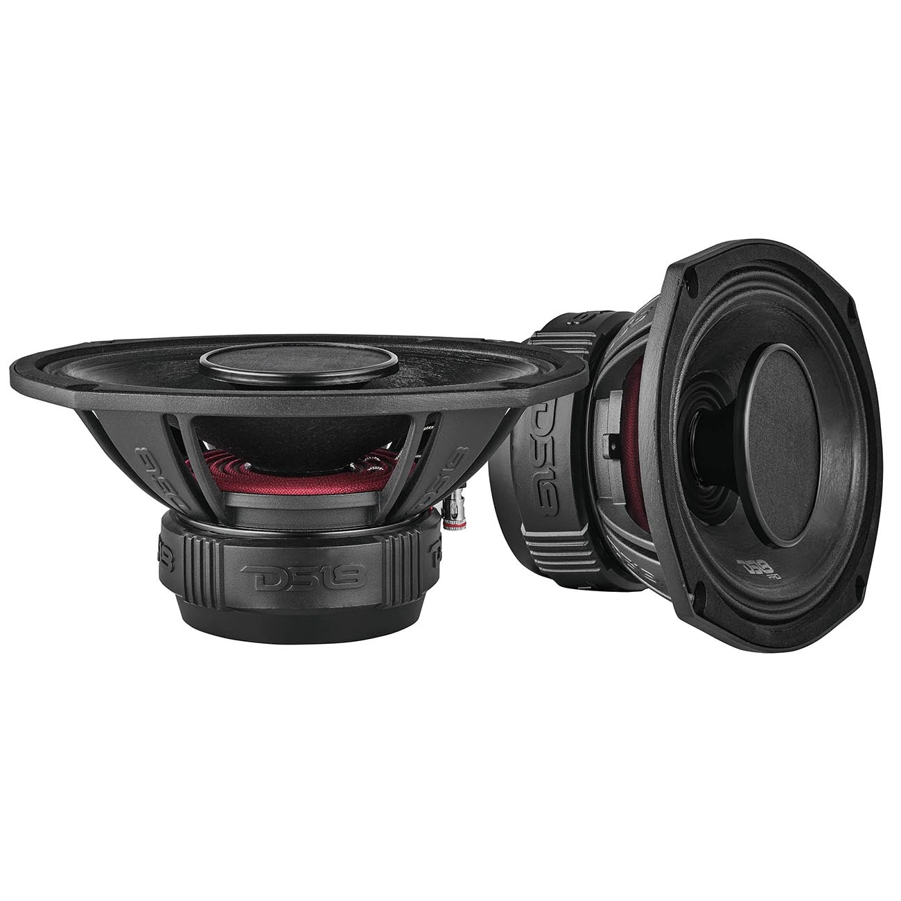 DS18 Pro 6 x 9-Inch Hybrid Midrange Loudspeaker with Built-In Driver - 250W RMS, 500W Max, 4 Ohms