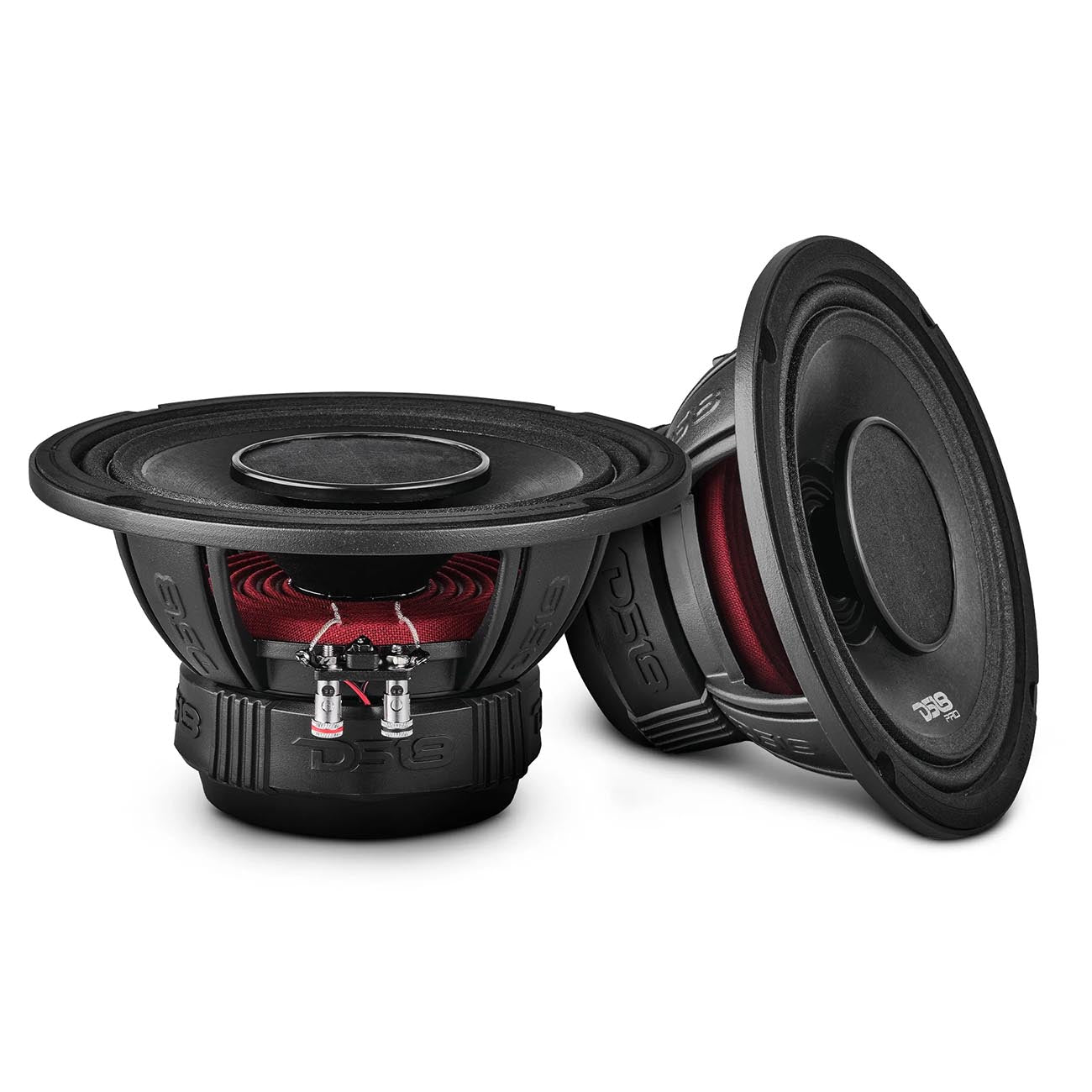 DS18 PRO 8-inch Hybrid Midrange Loudspeaker with Built-in Driver - 4 Ohm