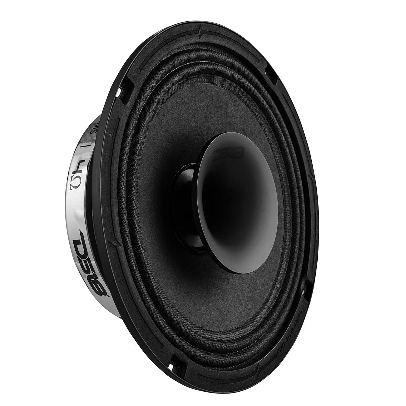 DS18 PROHY84MSL 8-Inch Shallow Hybrid Midrange Loudspeaker, 200W RMS / 400W Max, 4 Ohm