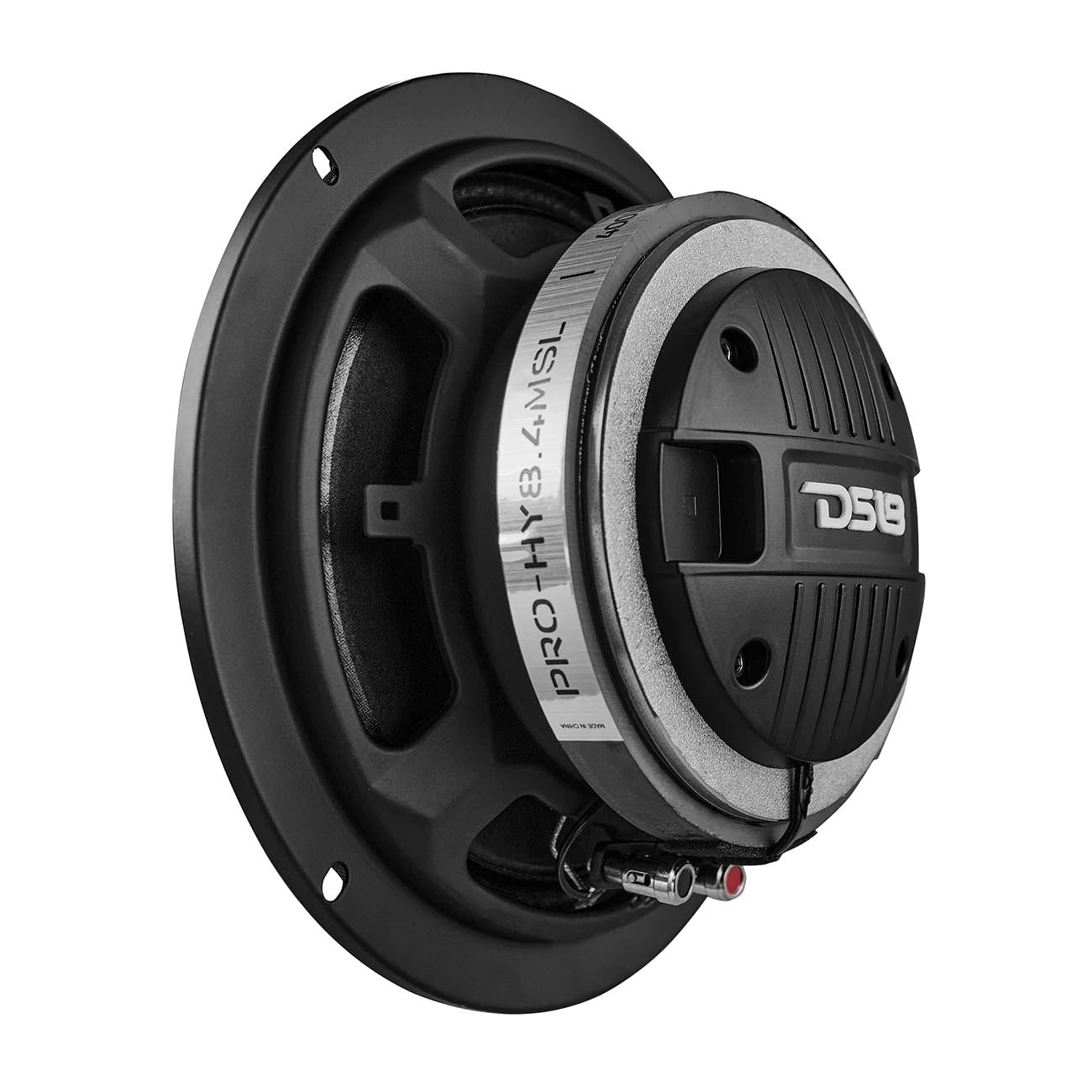 DS18 PROHY84MSL 8-Inch Shallow Hybrid Midrange Loudspeaker, 200W RMS / 400W Max, 4 Ohm