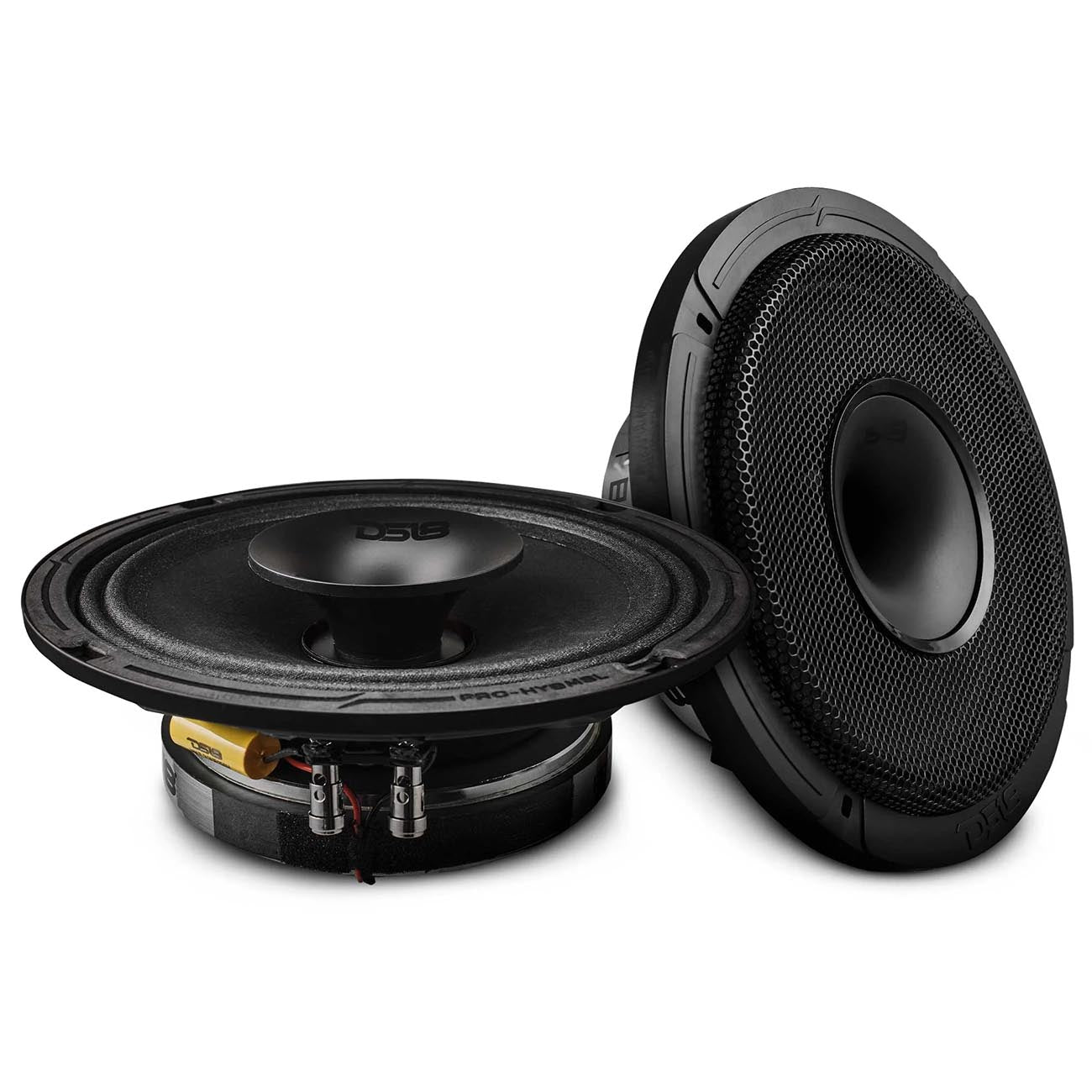 DS18 PRO 8-Inch Slim Hybrid Midrange Loudspeaker with Built-in Driver, 8 Ohm - Model PROHY8MSL