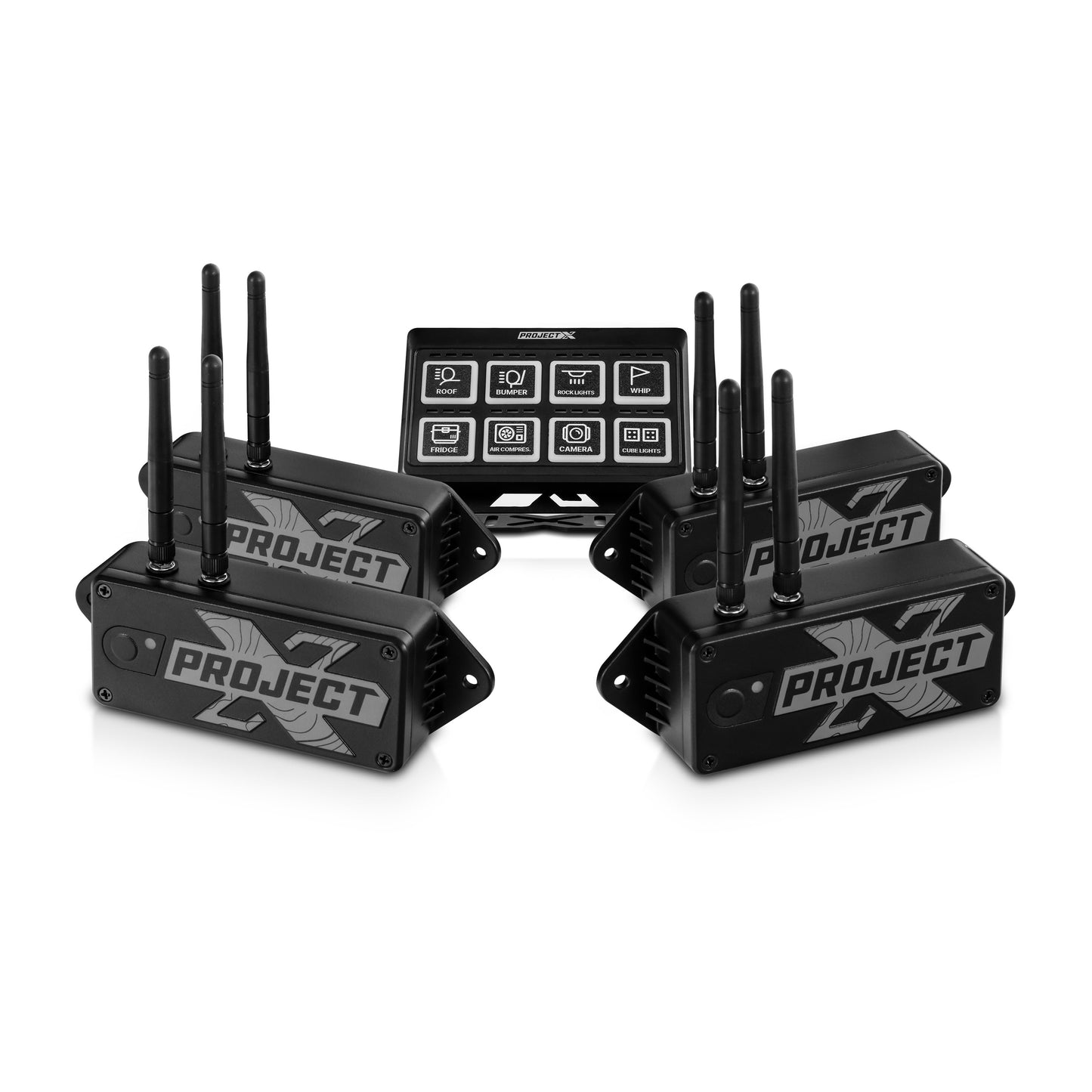 PROJECT X - GB538823-1 - Battery Power Distribution Box -  - GHOST BOX (1 KEYPAD + 4 MODULES) - P/N: GB538823-1