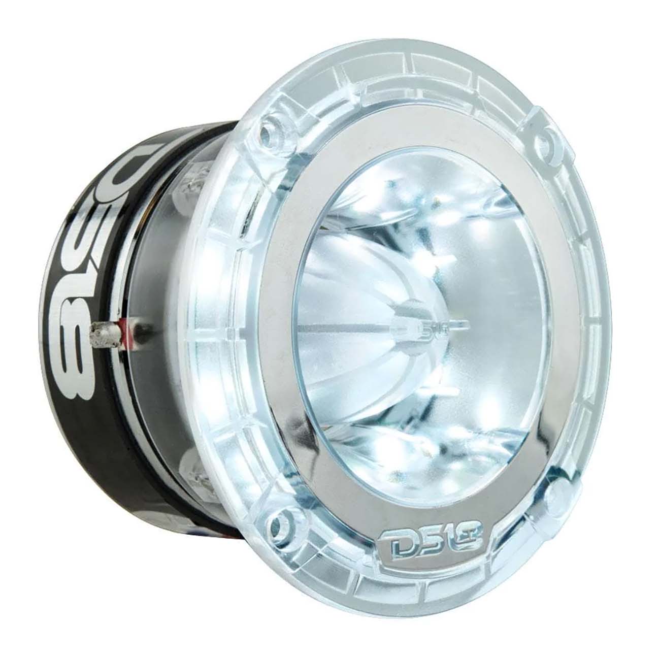 DS18 PROTW4L 4.5-Inch Titanium Super Bullet Tweeter with RGB LED Lights