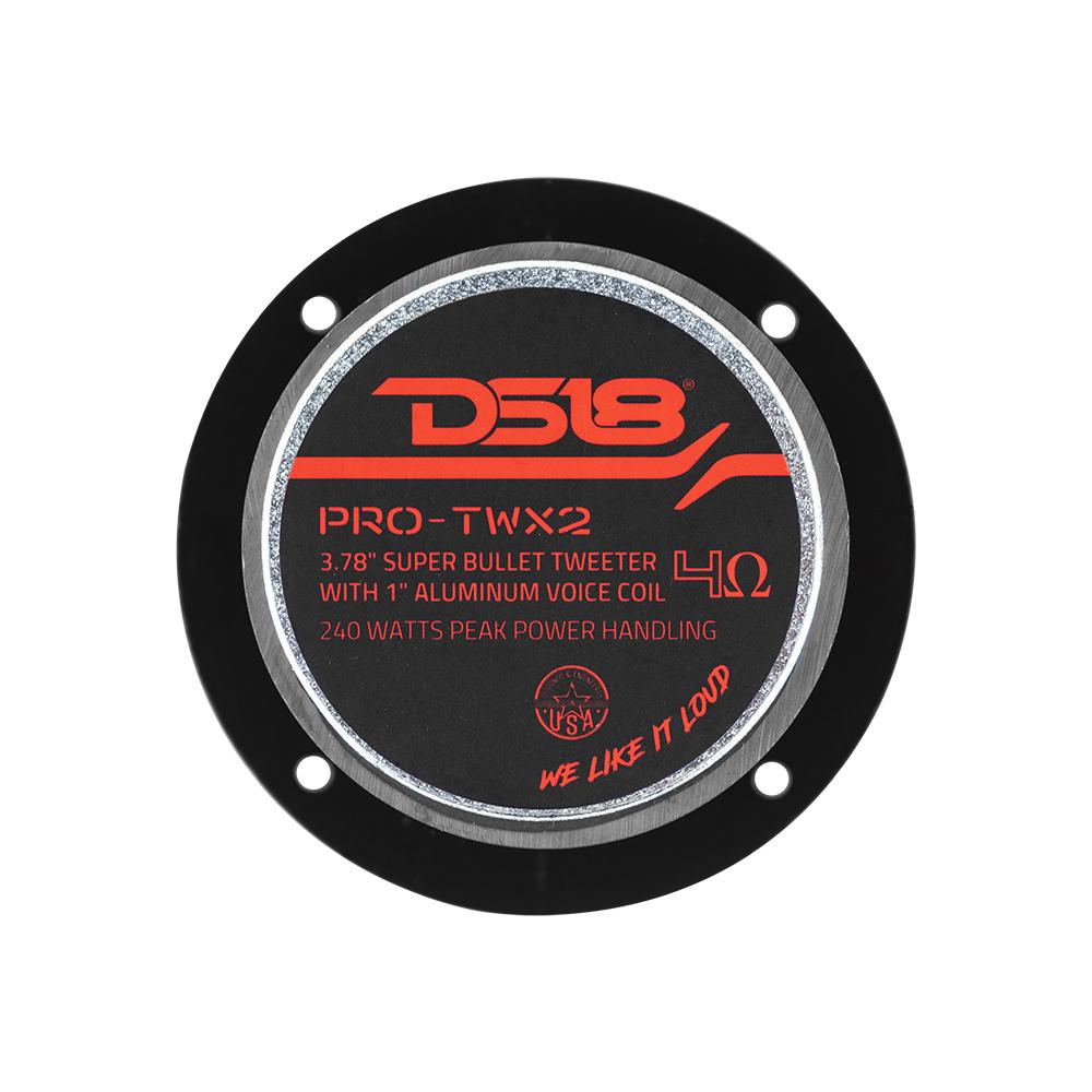 DS18 PRO 3.8 Inch Super Bullet Tweeter - Model TWX2, 240W Max Power