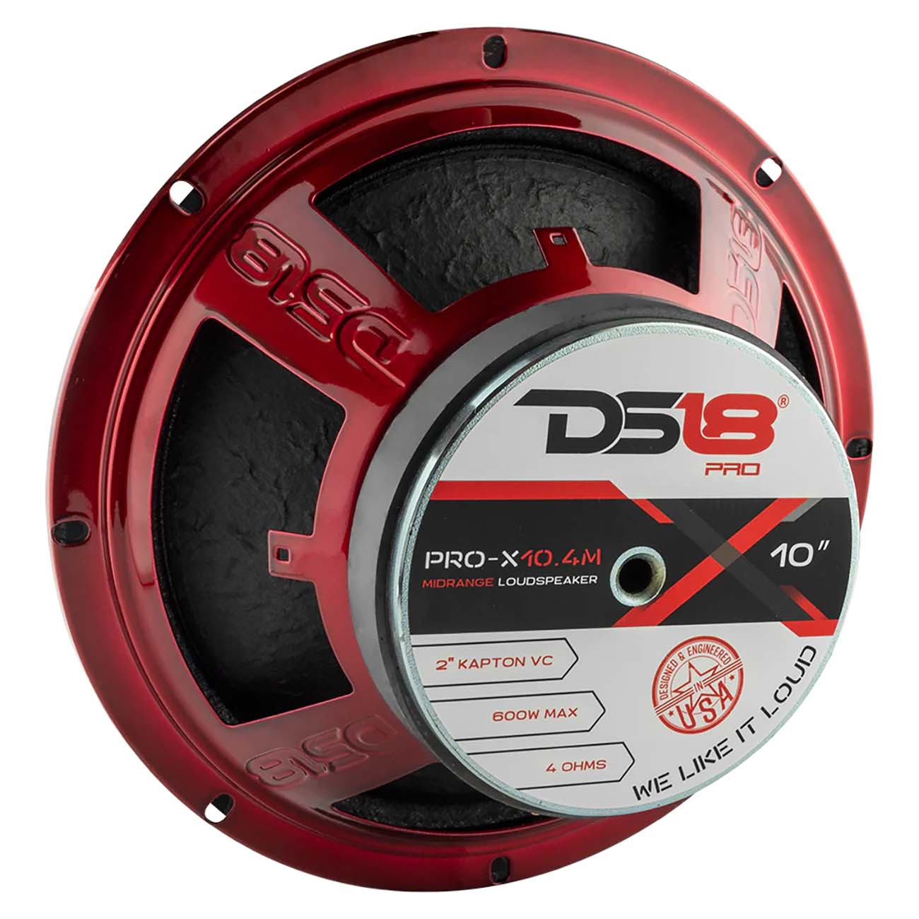 DS18 PROX104M 10-Inch Midrange Speaker with 300W RMS Power Handling