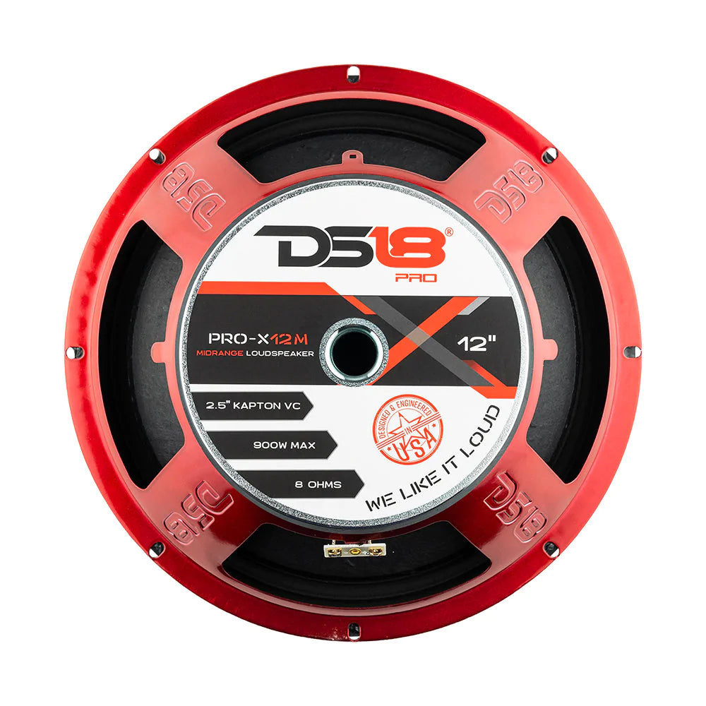 DS18 PROX12M 12-Inch Midrange Speaker with 450W RMS Power Handling