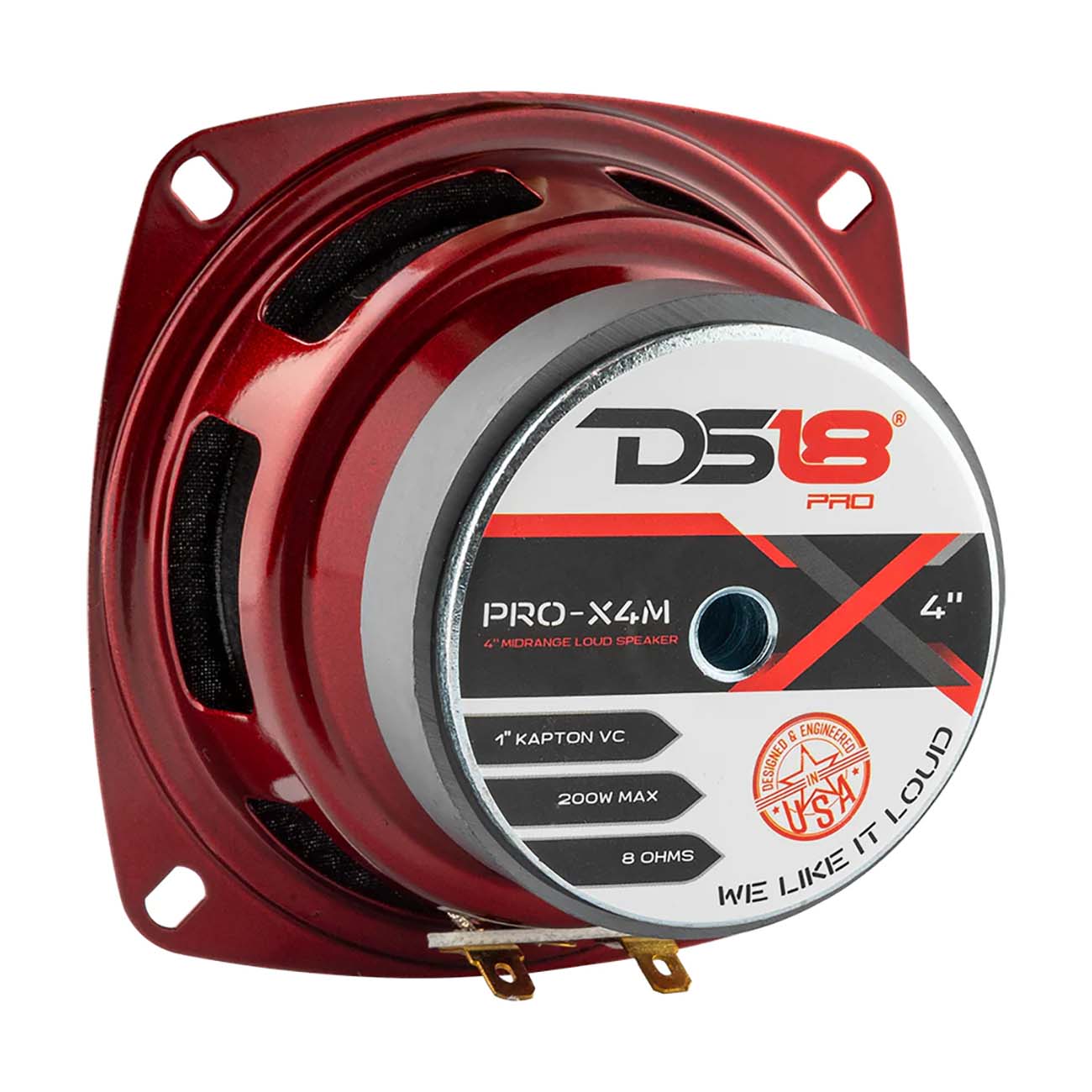 DS18 PROX4M 4-Inch Midrange Speaker - 100W RMS, 200W Max, 8 Ohm