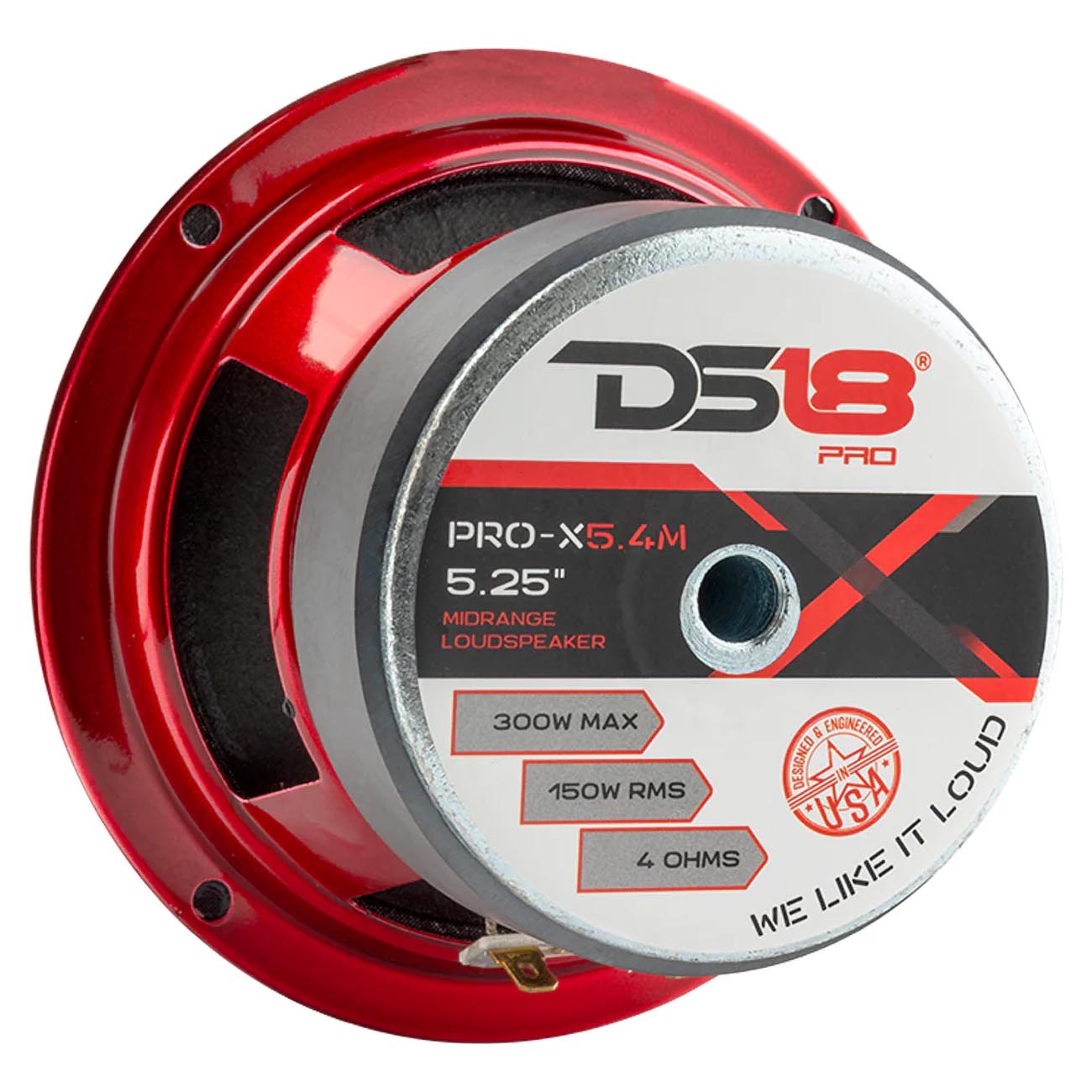 DS18 PROX54M 5.25-inch Mid-Range Speaker - 150W RMS / 300W Max, 4 Ohm