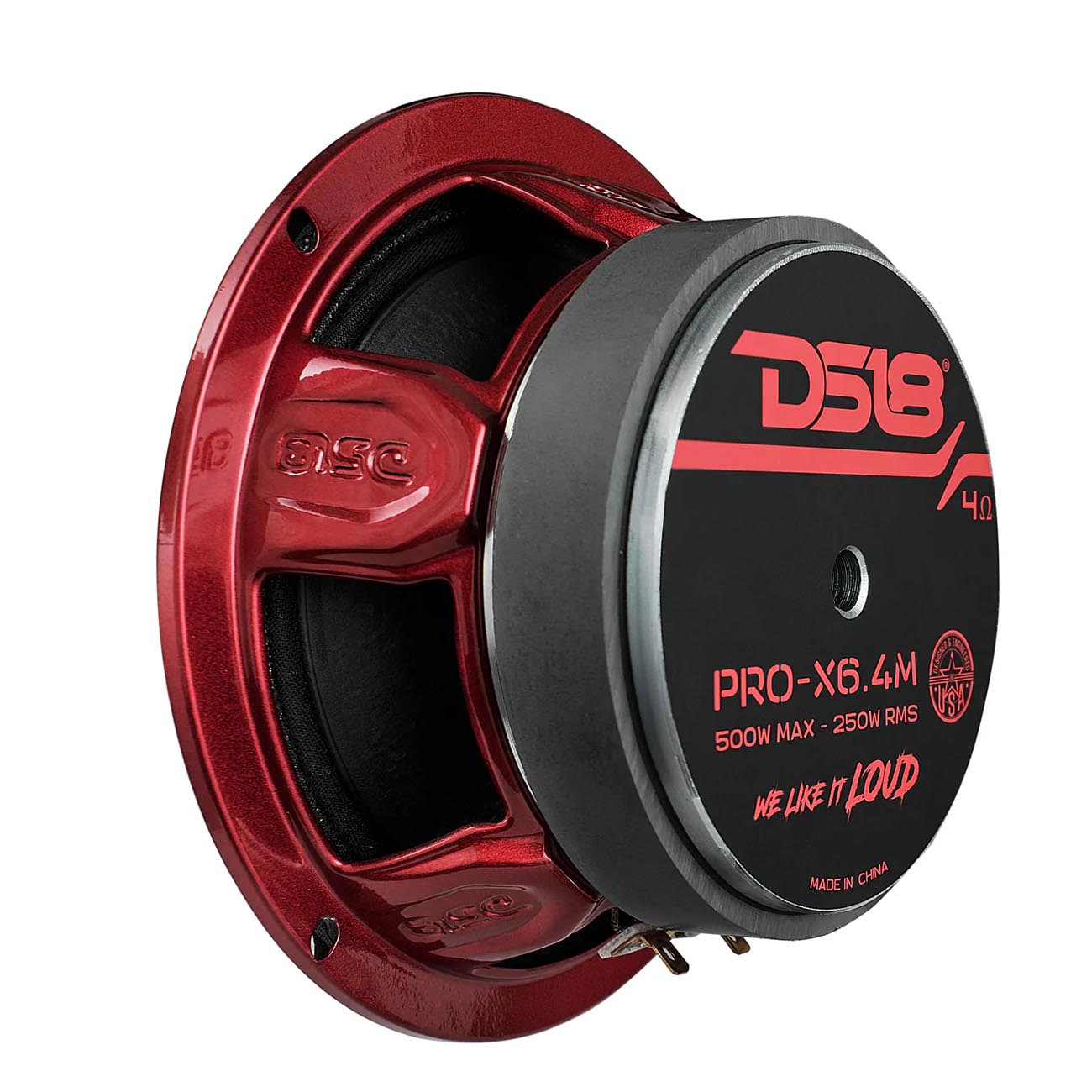 DS18 PROX64M 6.5-inch Midrange Speaker - 250W RMS, 500W Max, 4 Ohm