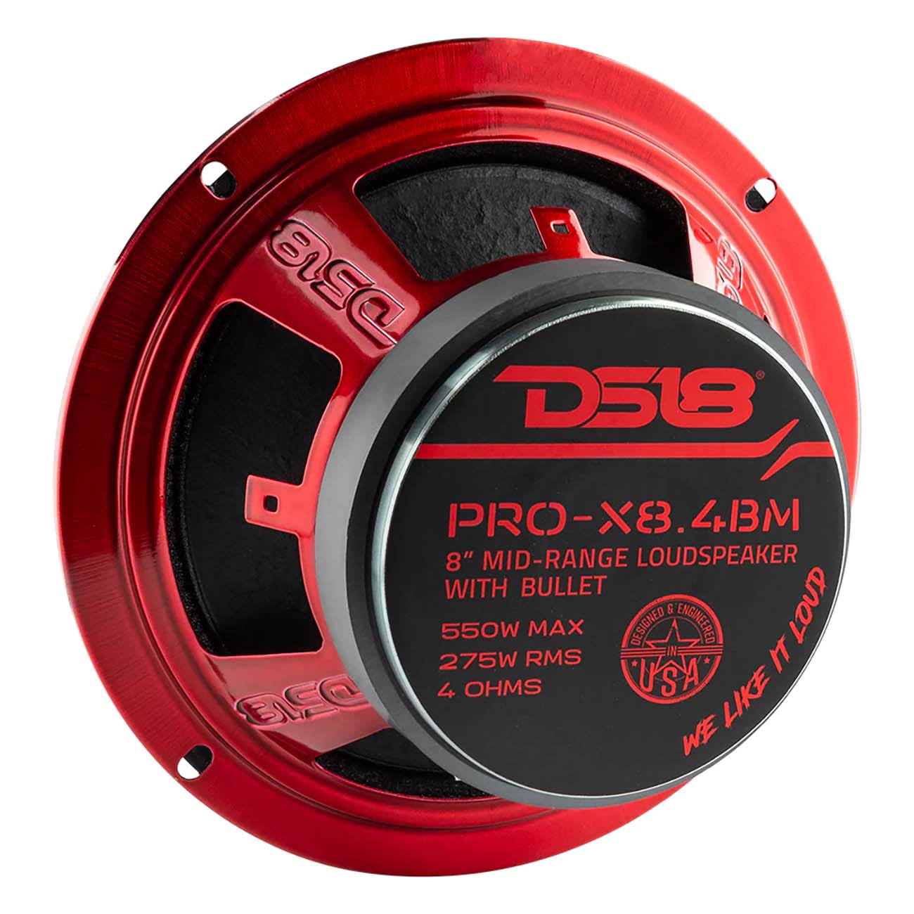 DS18 PROX84BM 8-Inch Midrange Bullet Speaker with 275W RMS Power