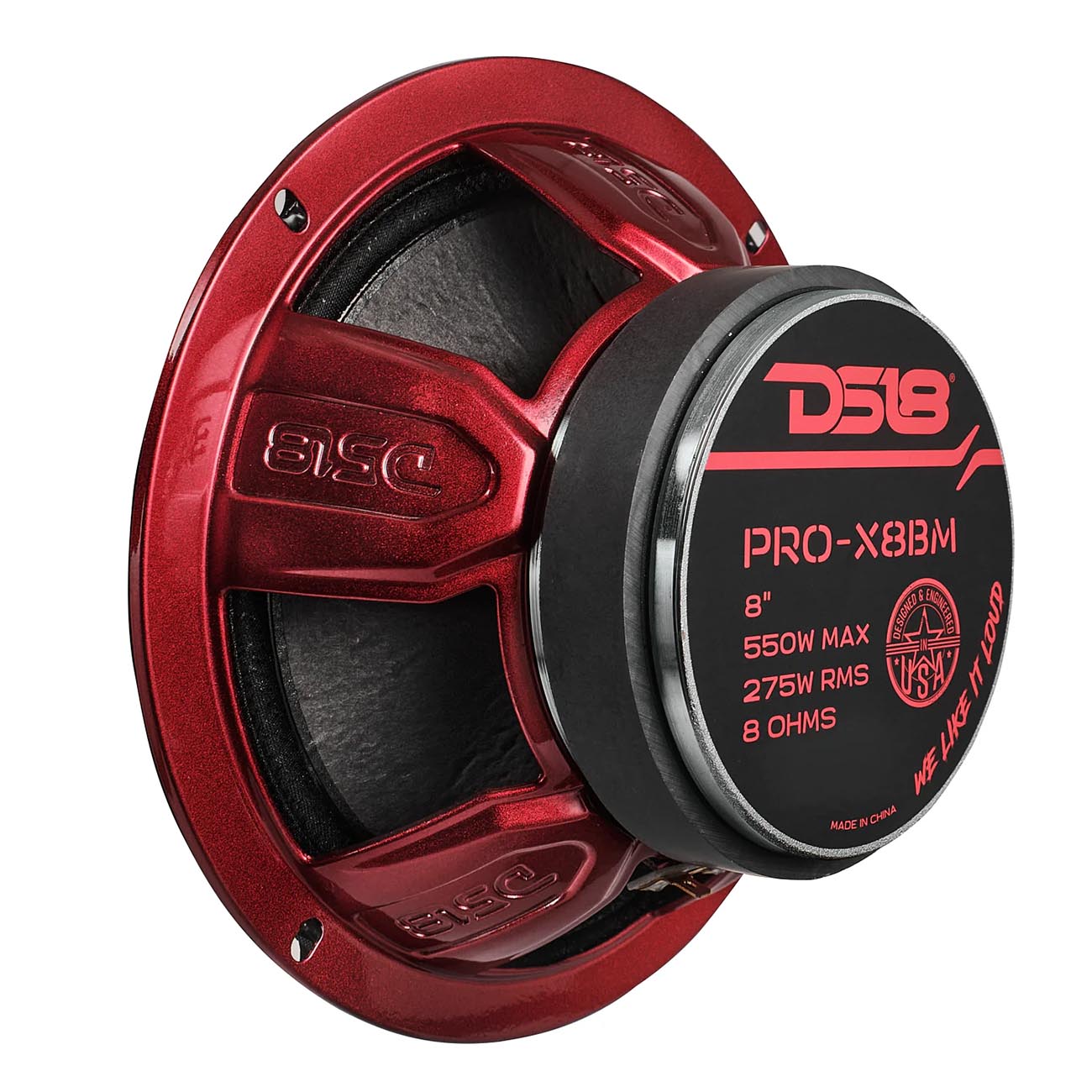 DS18 Pro Bullet 8-Inch Midrange Speaker - 275W RMS / 550W Max, 8 Ohm - Model PROX8BM