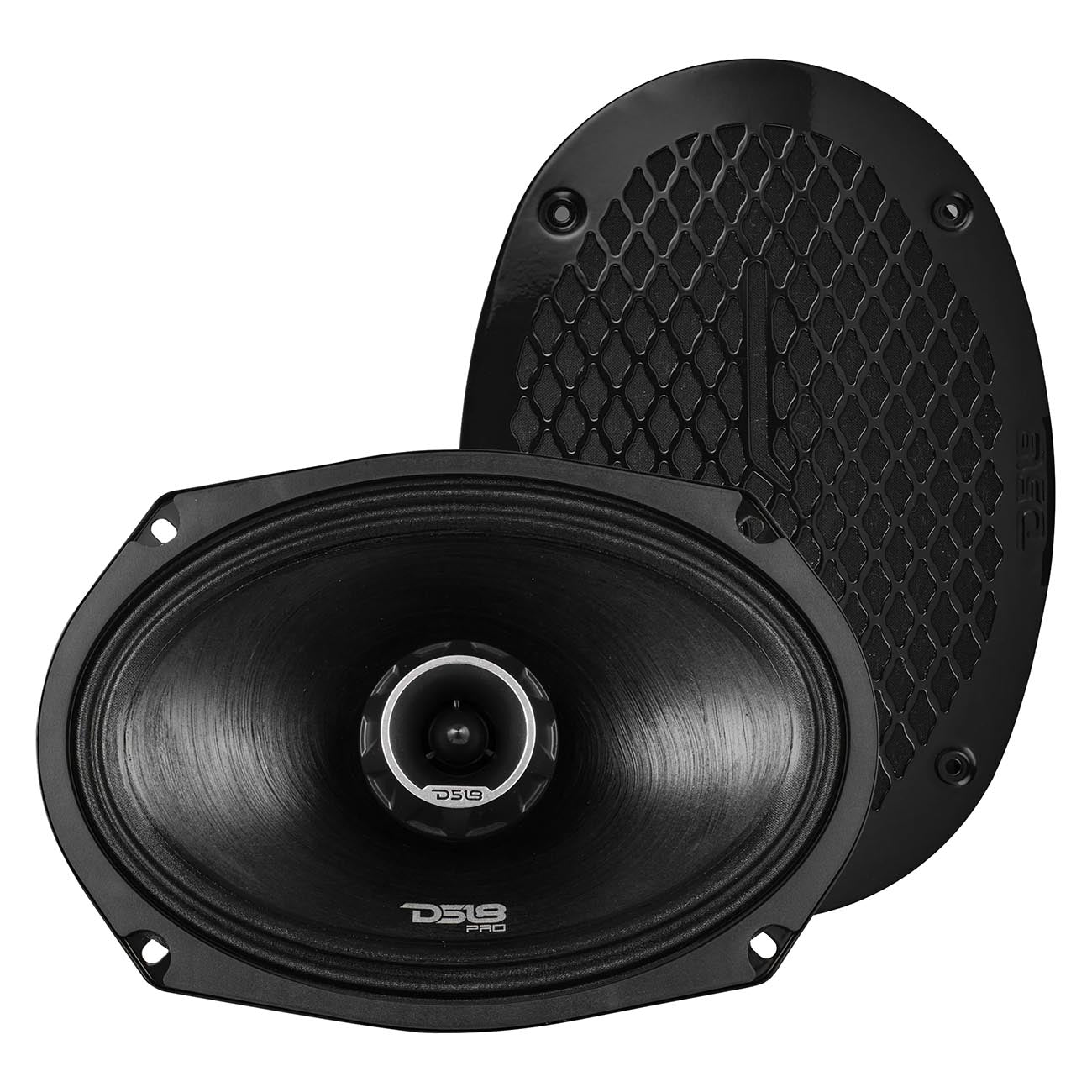 DS18 PROZT69 6x9 Inch 2-Way Midrange Speaker with 275W RMS Power Handling