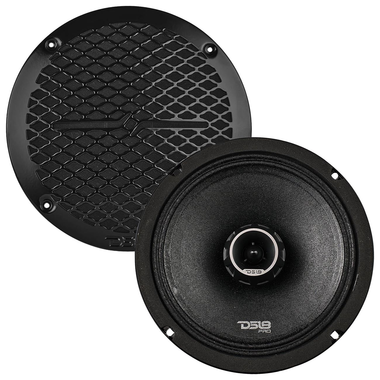 DS18 PROZT8 8-Inch 2-Way Midrange Speaker with 275W RMS Power - 4 Ohm