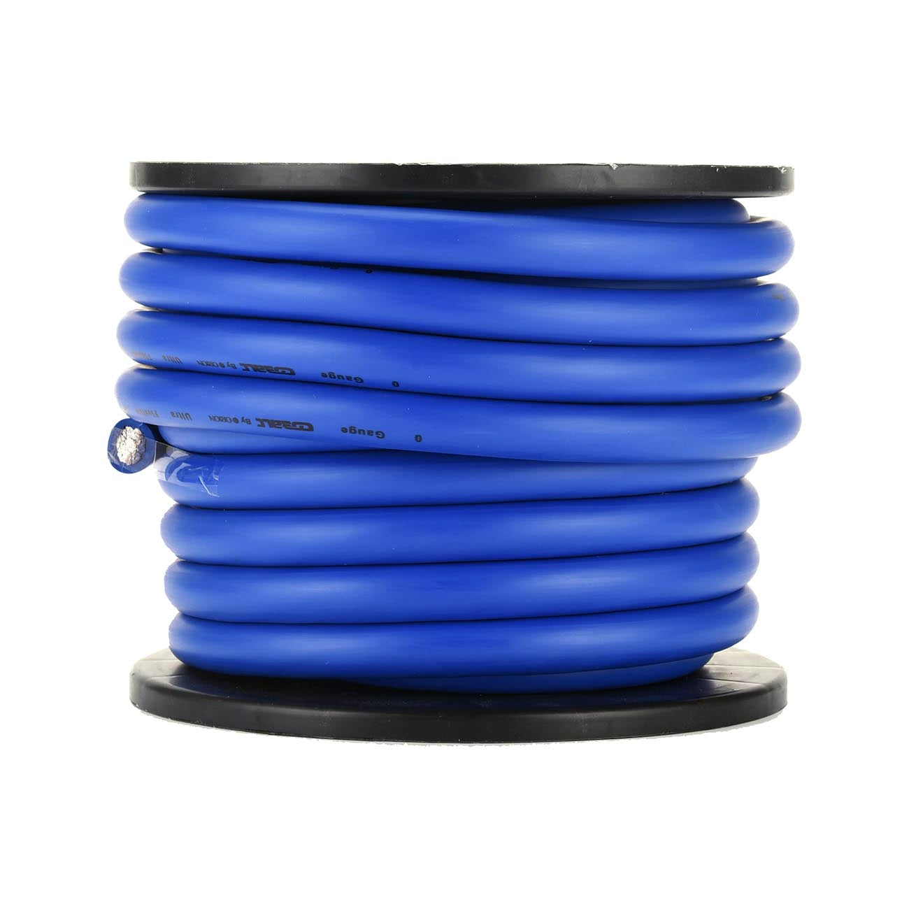 Orion Cobalt 0 Gauge CCA Wire with Blue Jacket - 50ft Roll - View 2