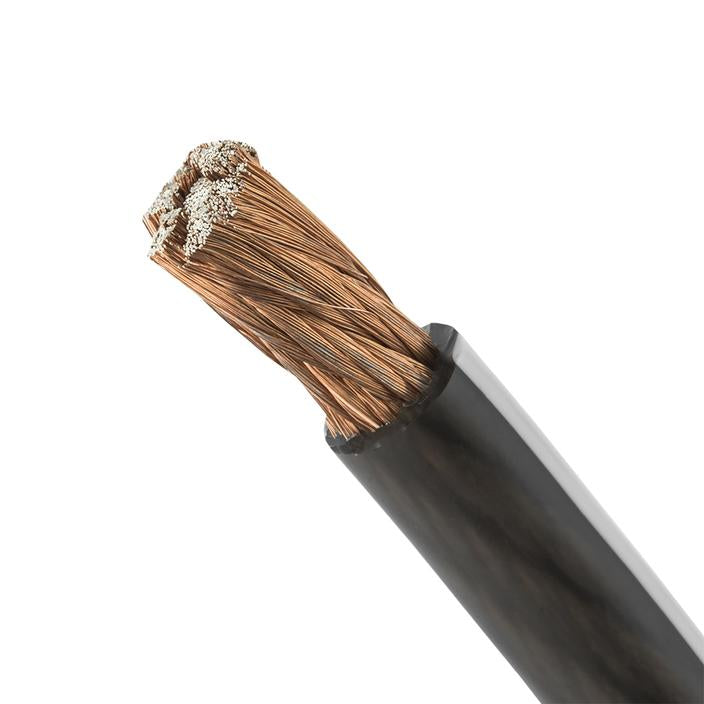 DS18 Ultra Flex CCA Power Wire 1/0 Gauge, 50 Feet - Black