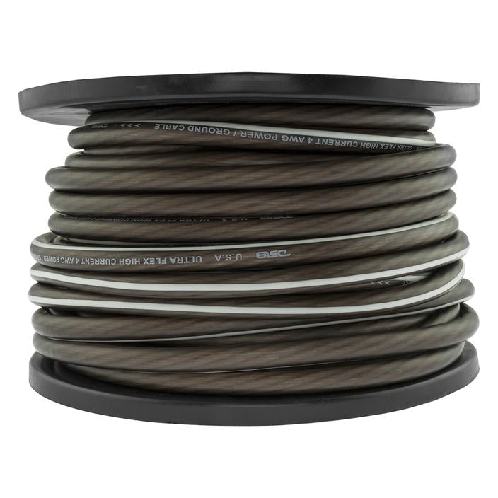 DS18 Ultra Flex CCA Power Wire 4 Gauge, 100 Feet - Black