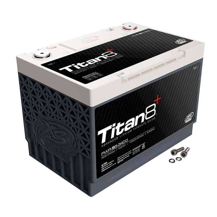XS Power Titan 8 Lithium Battery - 30Ah, 1500 Cold Cranking Amps, 5000W Power Output