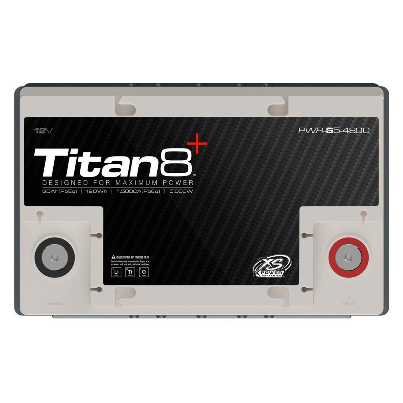 XS Power Titan 8 Lithium Battery - 5000 Watts / 30Ah (Model PWRS54800)