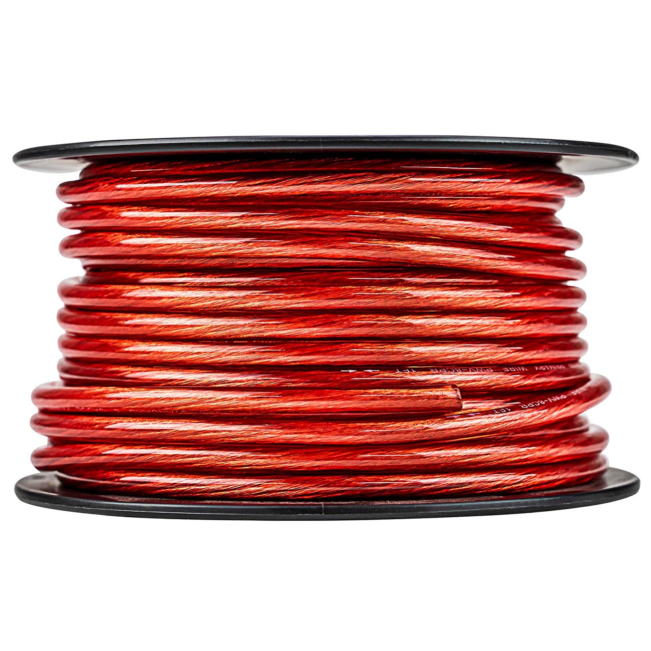 AUDIOPIPEMAP PWV4CPR100RED Audiopipe 100% Copper 4-Gauge 100 Foot Power Cable - Red