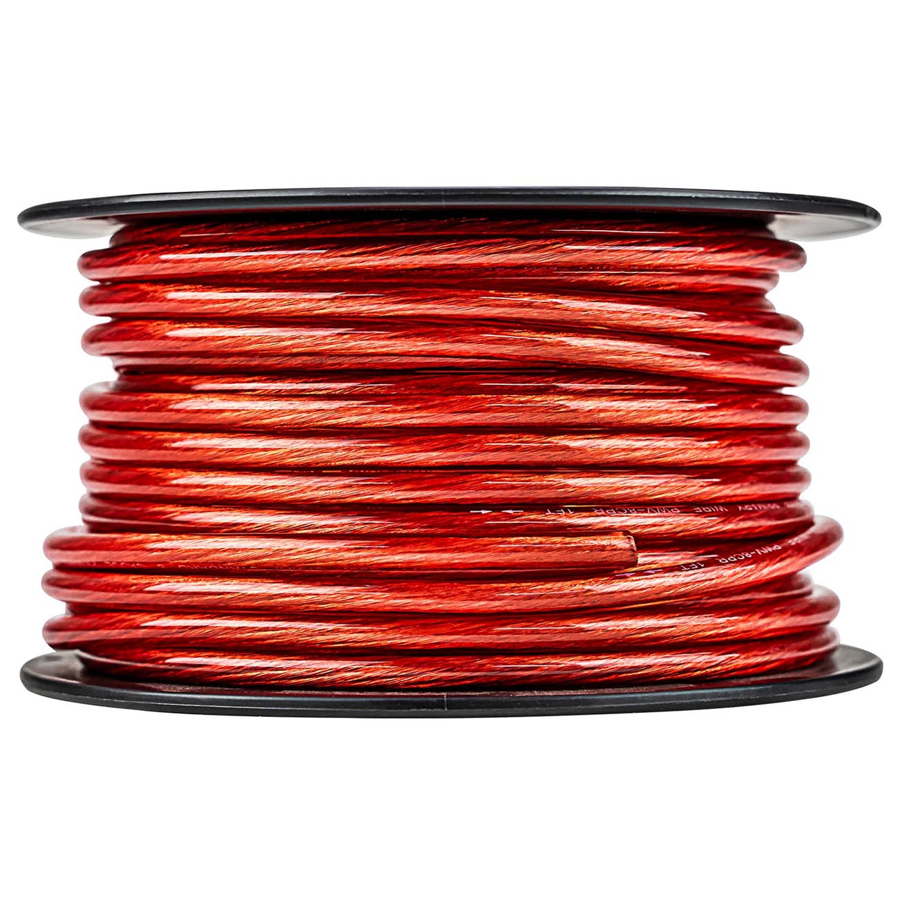 Audiopipe PWV8CPR100R 8-Gauge 100 Foot Copper Car Audio Power Cable - Red