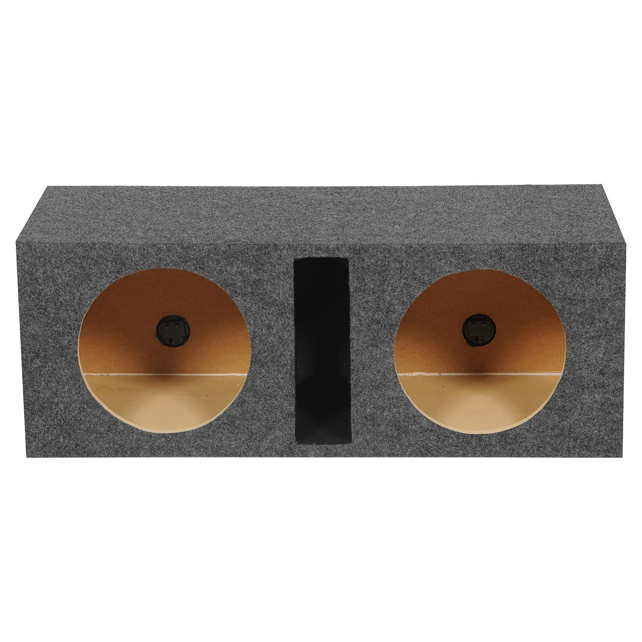 Qpower Dual 10-Inch Slot-Ported Empty Woofer Enclosure (Model QBASS10) - View 2