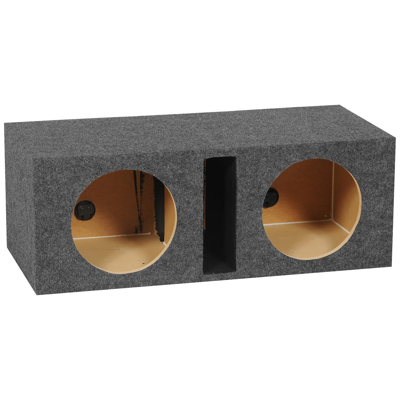 Qpower Dual 10-Inch Slot-Ported Empty Woofer Enclosure (Model QBASS10) - View 3