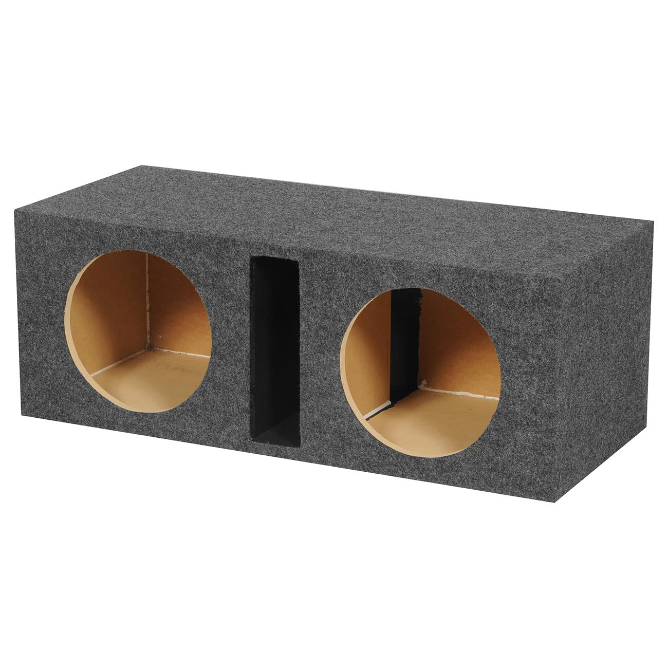 Qpower Dual 10-Inch Slot-Ported Empty Woofer Enclosure (Model QBASS10) - View 4