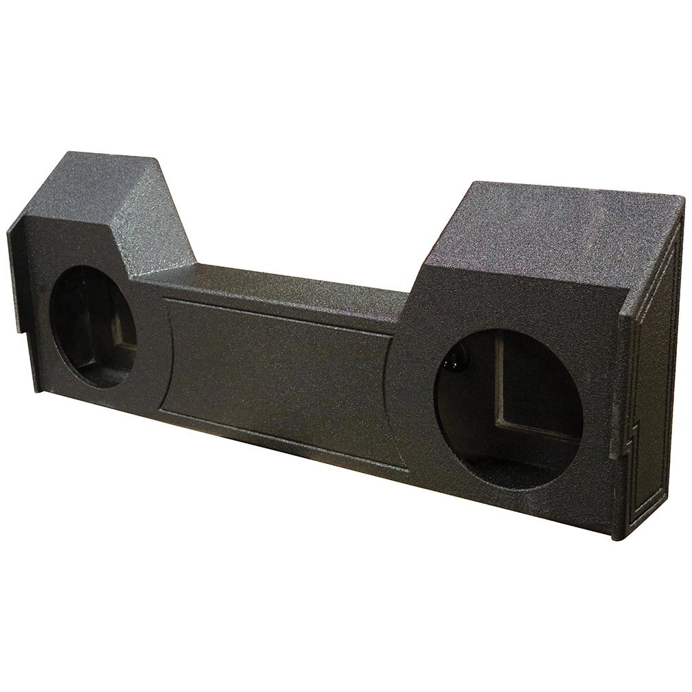 QPower QBOMB Dodge Ram Crew Cab 2019-2024 Dual 10-Inch Woofer Box - View 1