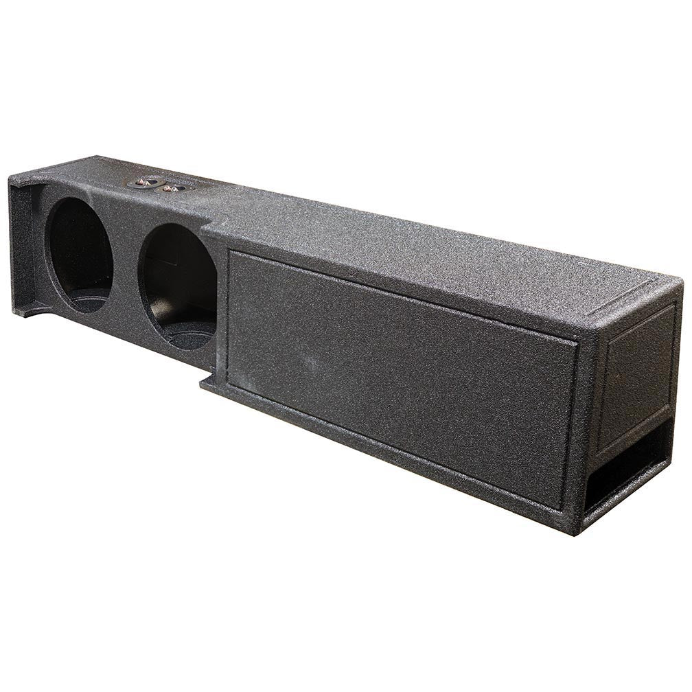 QPower QBOMB Dodge Ram Crew Cab '19-'24 Dual 10-Inch Sealed Woofer Box - View 1