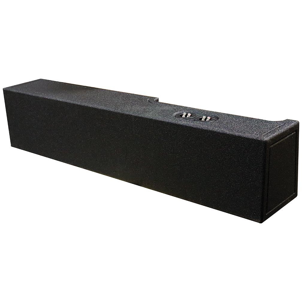QPower QBOMB Dodge Ram Crew Cab '19-'24 Dual 10-Inch Sealed Woofer Box - View 2