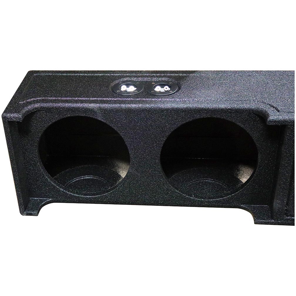 QPower QBOMB Dodge Ram Crew Cab '19-'24 Dual 10-Inch Sealed Woofer Box - View 3