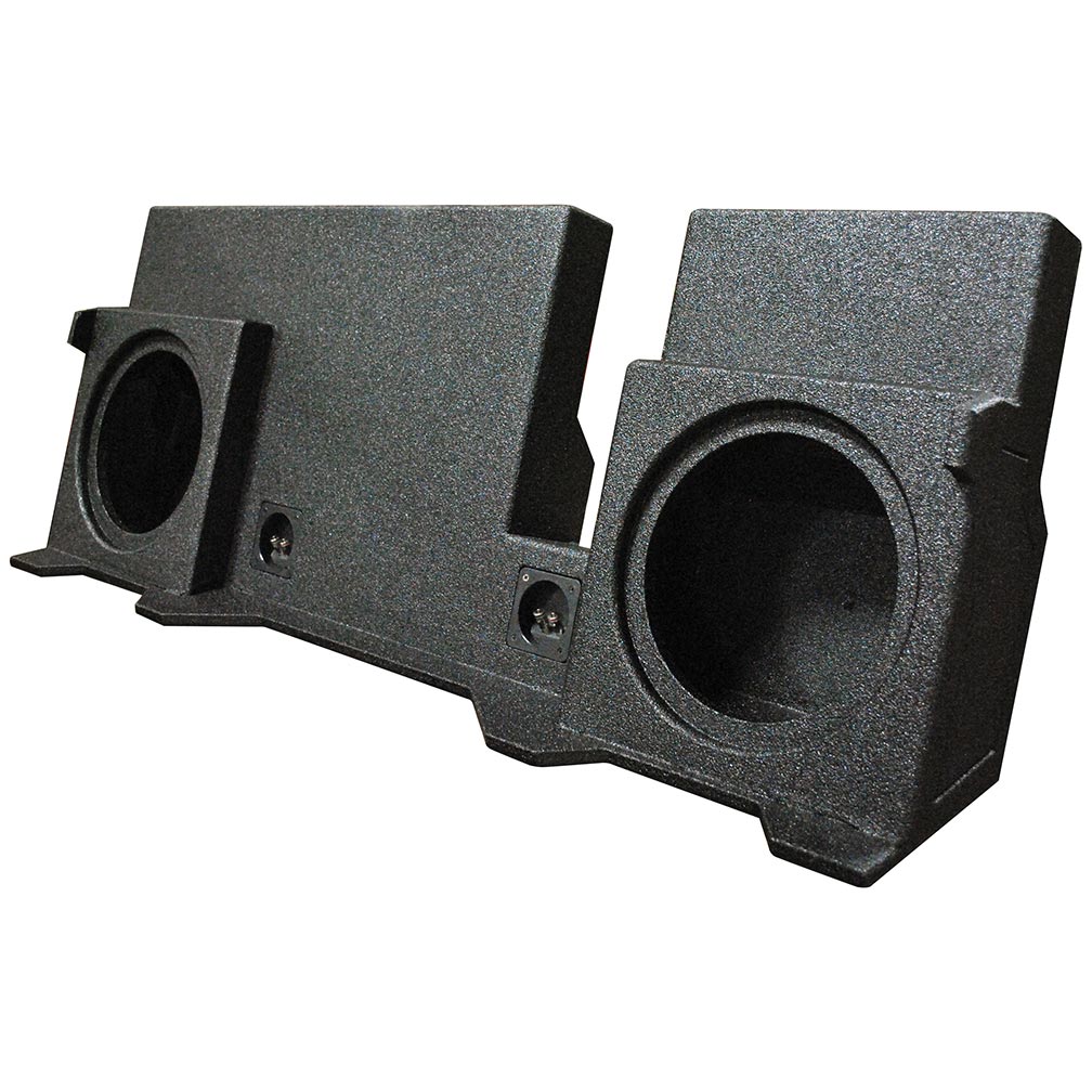 QPower QBOMB F-150 Super Crew Dual 10-Inch Vented Empty Woofer Box - View 1