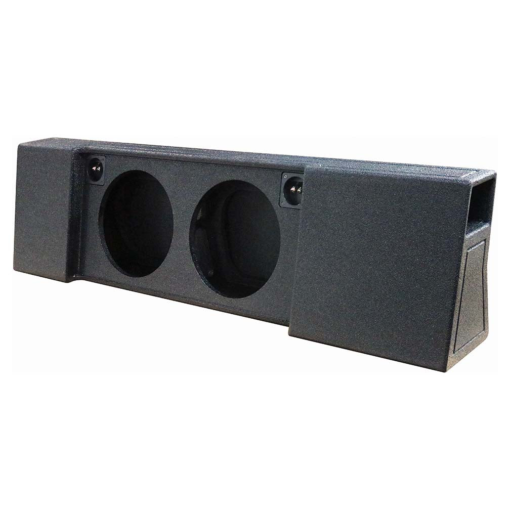 QPower QBOMB Ford F-Series Super Crew Dual 12-Inch Vented Woofer Box - View 1