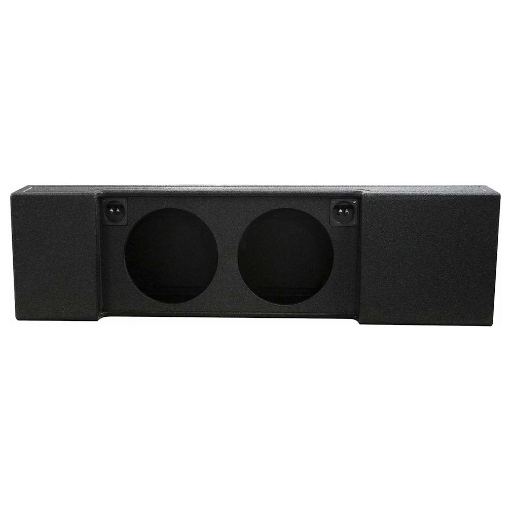 QPower QBOMB Ford F-Series Super Crew Dual 12-Inch Vented Woofer Box - View 3