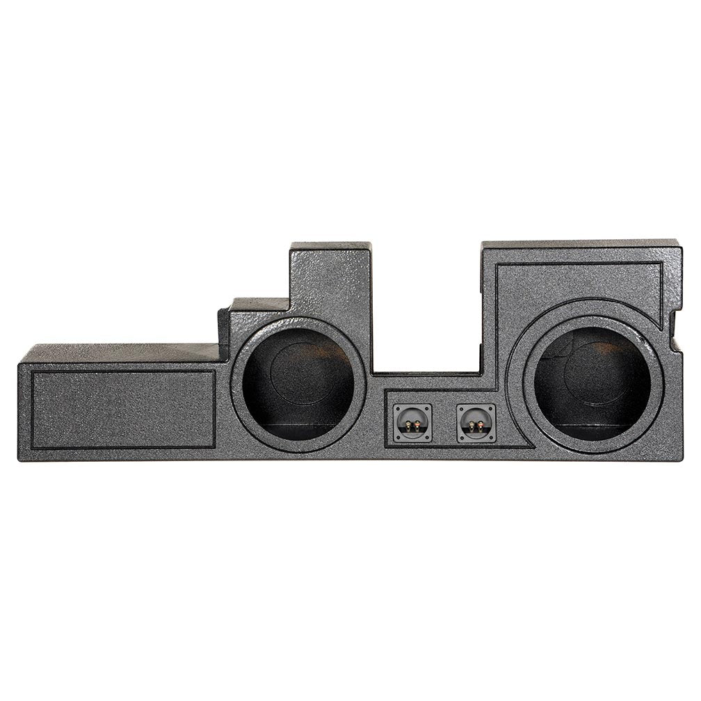 QPower QBOMB Ford F-Series Super Duty Crew Cab Dual 10-Inch Vented Woofer Box - View 3