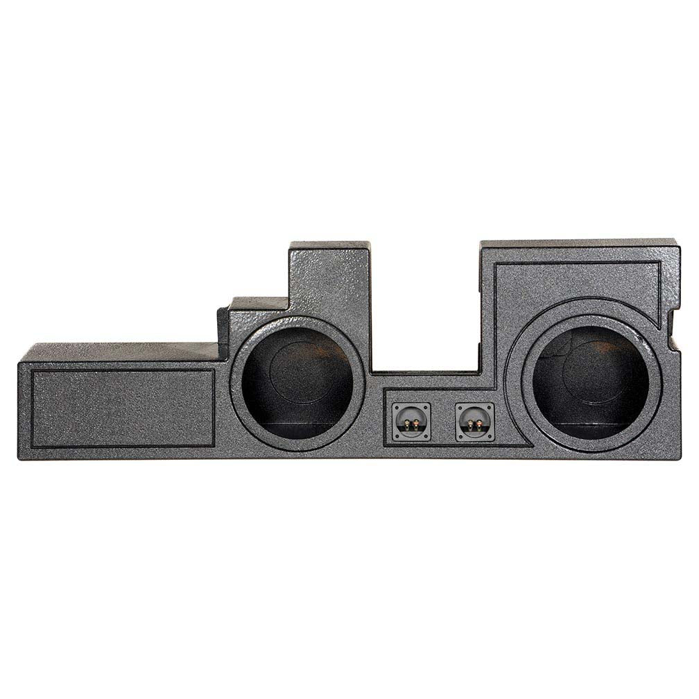 QPower QBOMB Ford F-Series Super Duty Crew Cab Dual 12-Inch Vented Empty Woofer - View 3