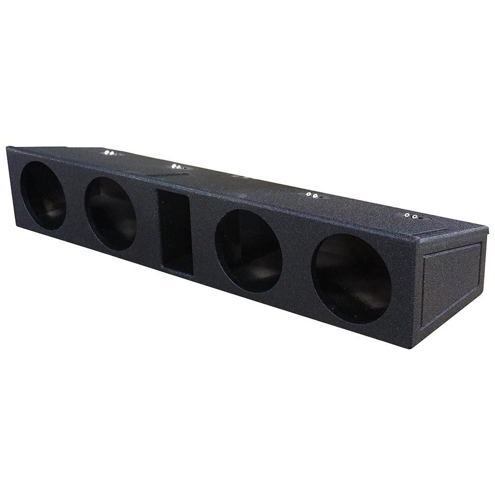 QPower QBOMB Ford F-Series Super Crew 2009-2024 Quad 8-Inch Empty Woofer Enclosu - View 1