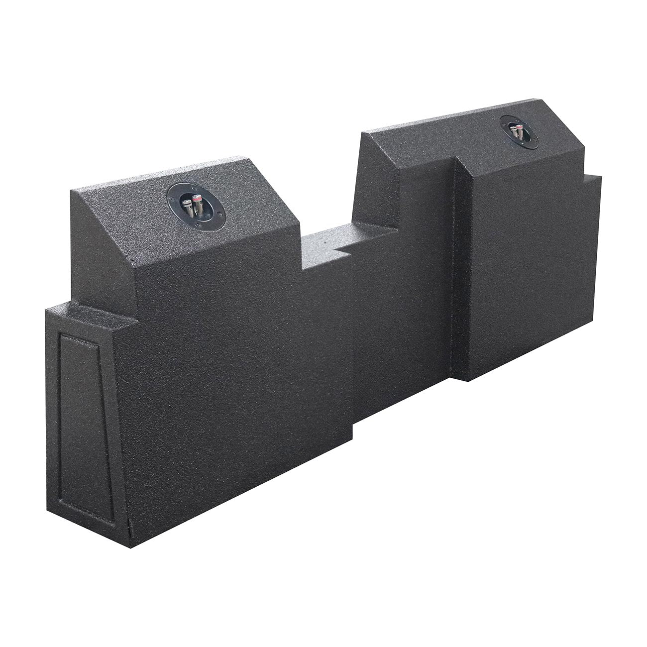 QPower QBOMB 2019-2024 Jeep Gladiator Dual 12-Inch Sealed Woofer Enclosure - View 3