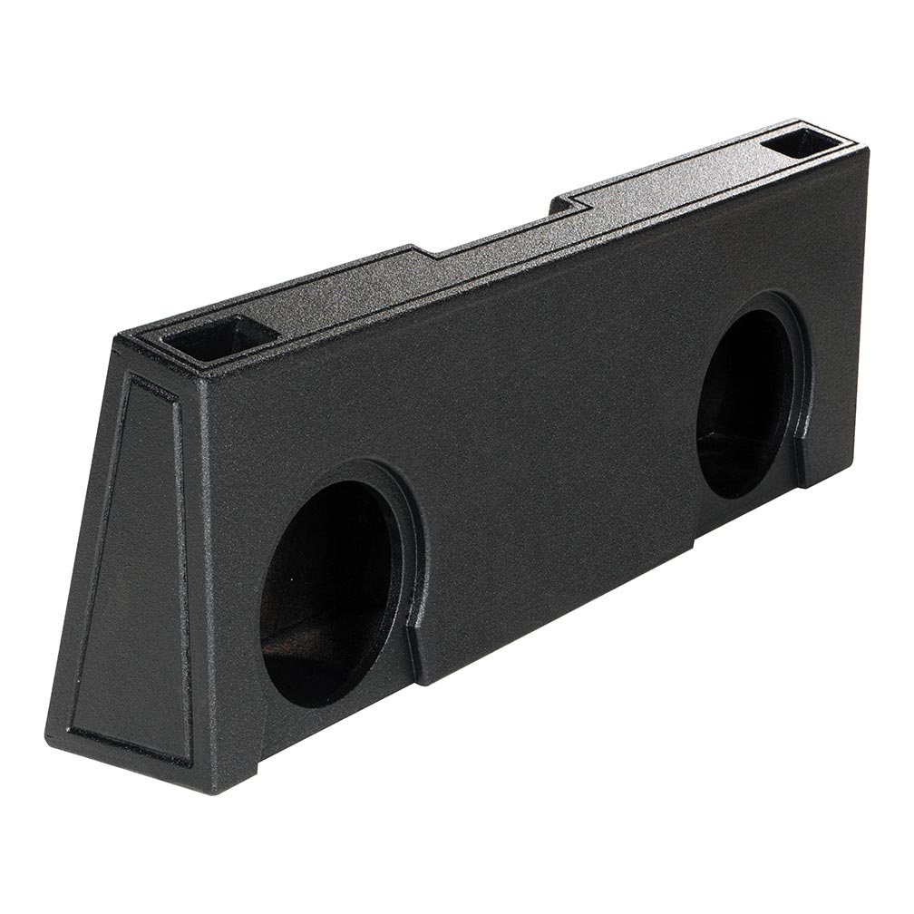 QPower QBOMB Dual 10-Inch Vented Empty Woofer Box for Chevy/GMC Crew Cab '07-'13 - View 2