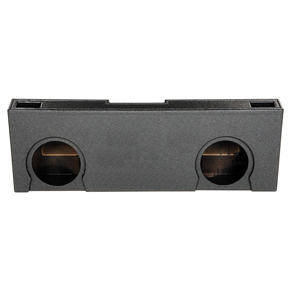 QPower QBOMB Dual 10-Inch Vented Empty Woofer Box for Chevy/GMC Crew Cab '07-'13 - View 3