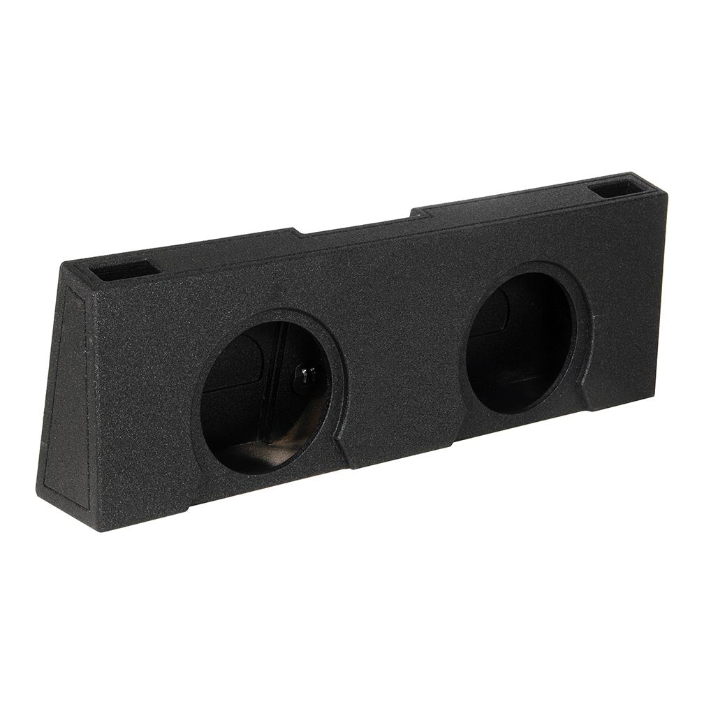 QPower QBOMB Chevy/GMC Crew Cab Dual 12-Inch Vented Woofer Box - View 2