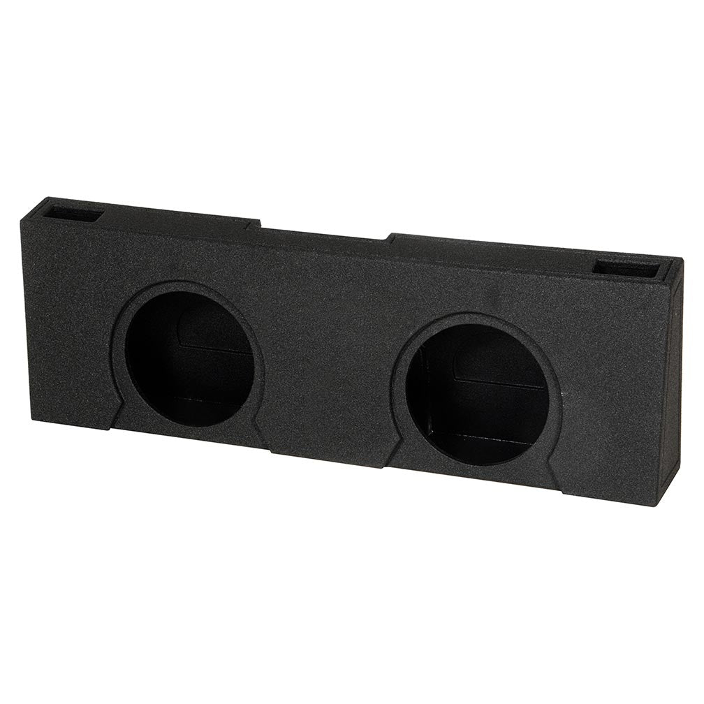 QPower QBOMB Chevy/GMC Crew Cab Dual 12-Inch Vented Woofer Box - View 1