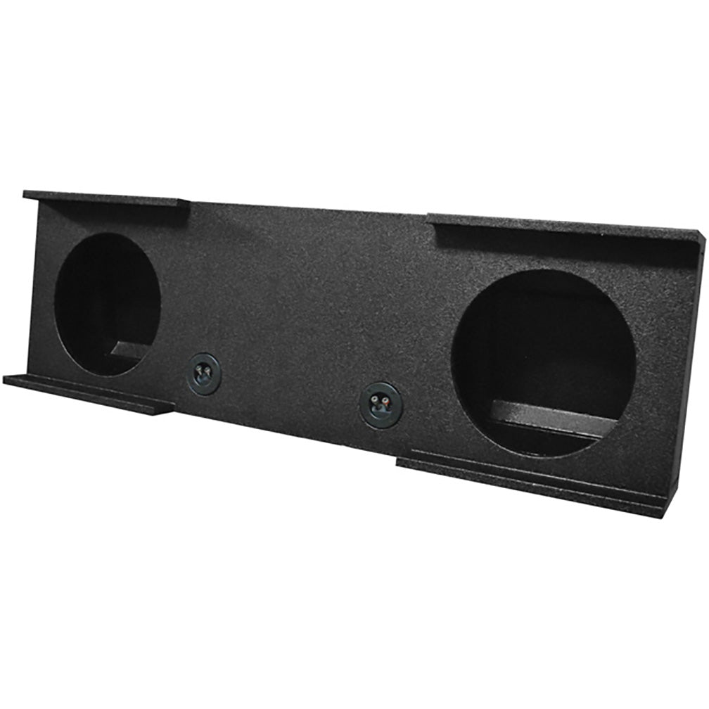 QPower QBOMB Chevy/GMC Crew Cab 2007-2013 Dual 10-Inch Empty Woofer Box - View 1